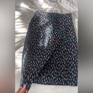 Anthropologie Multicolor Patterned Pencil Skirt Maeve